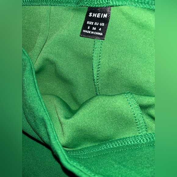 Shein SXY Elegant Green Women's Pantsuit 2pc Set - Picture 10 of 12